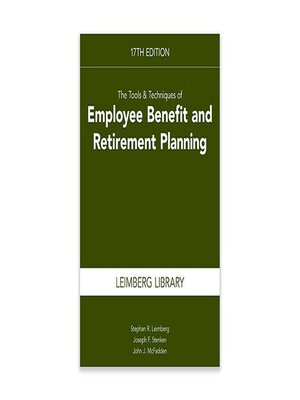cover image of The Tools & Techniques of Employee Benefit and Retirement Planning, 1